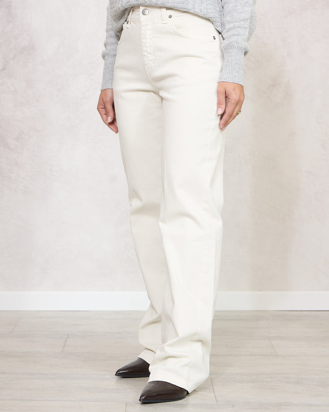 Pantalone sigaretta burro - White Whise