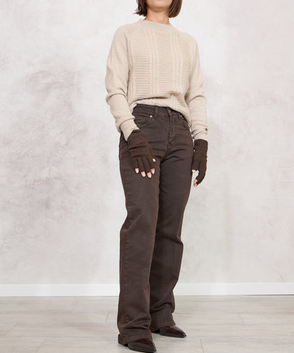 Pull trecce beige - White Whise