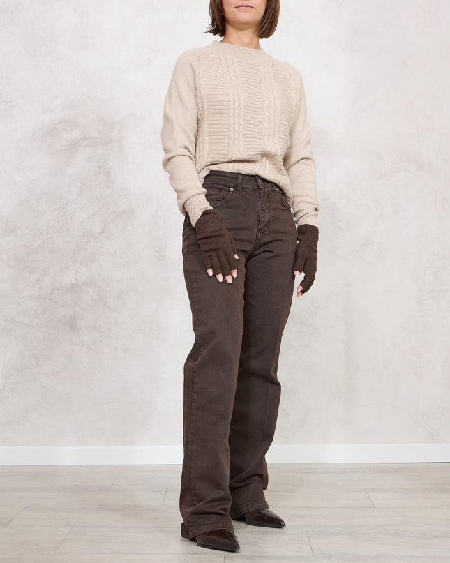 Pull trecce beige - White Whise