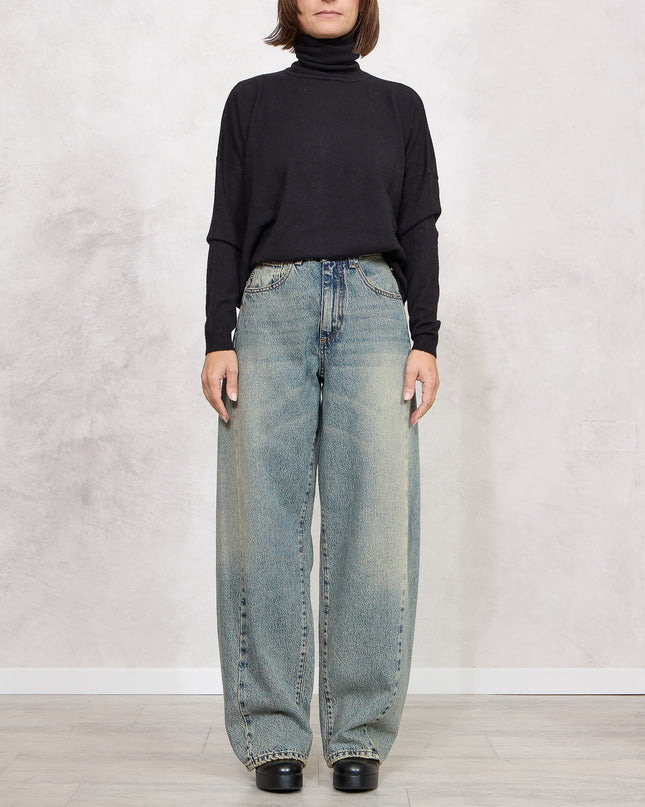 Pull collo alto nero - White Whise