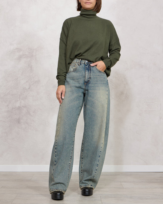 Pull collo alto verde - White Whise
