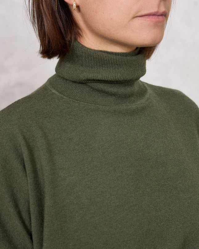 Pull collo alto verde - White Whise