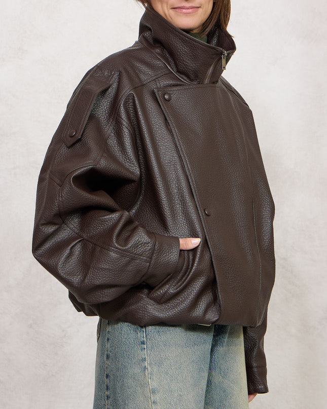 Bomber ecopelle moro - Odi Odi