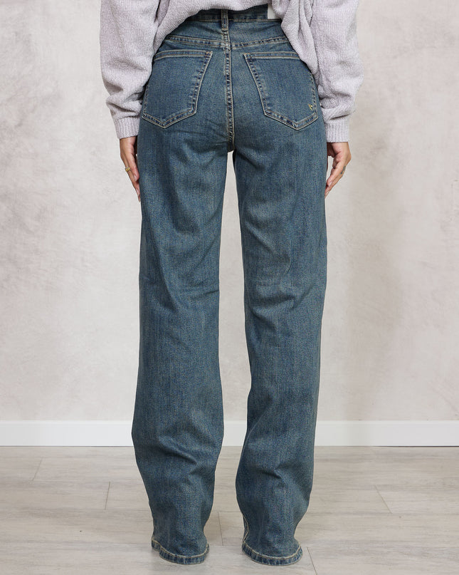 Denim whide leg sabbiato - White Whise
