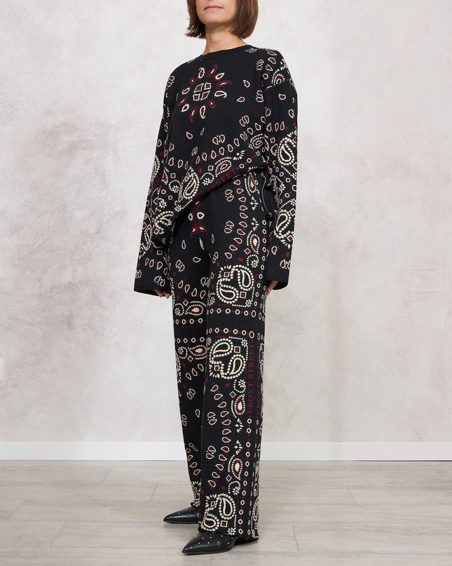 Pantalone in maglia fantasia bandana - Frontstreet