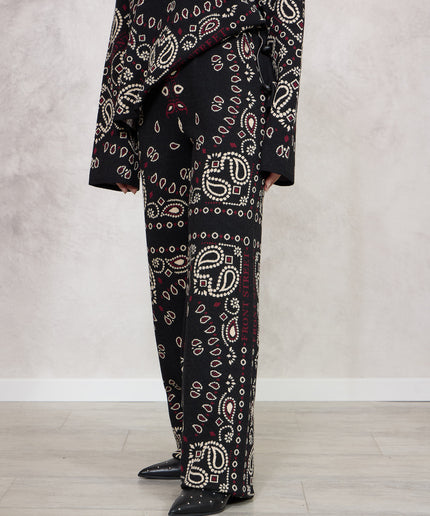Pantalone in maglia fantasia bandana - Frontstreet