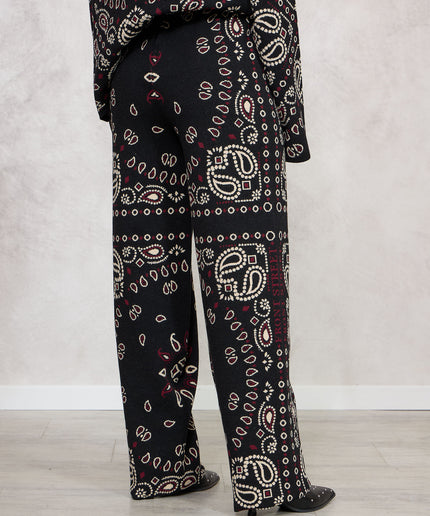 Pantalone in maglia fantasia bandana - Frontstreet