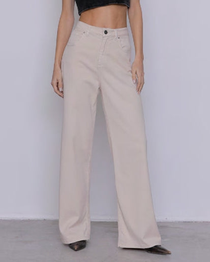 Denim tocco velluto panna Selene - GSD