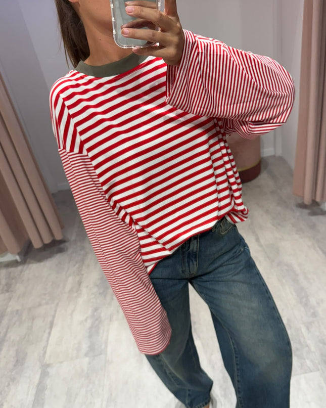 T-shirt over righe - Haveone