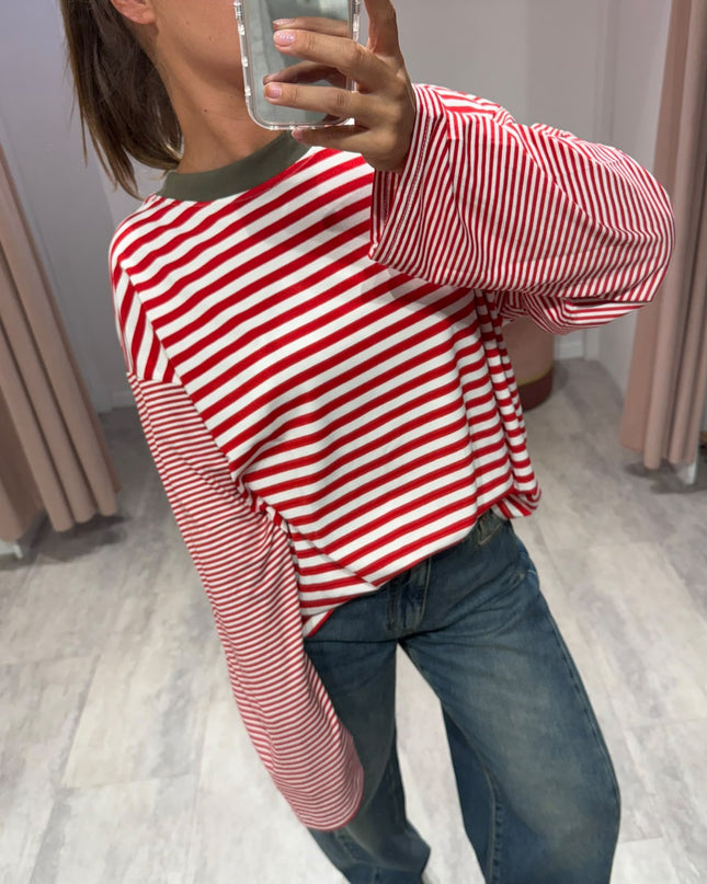 T-shirt over righe - Haveone