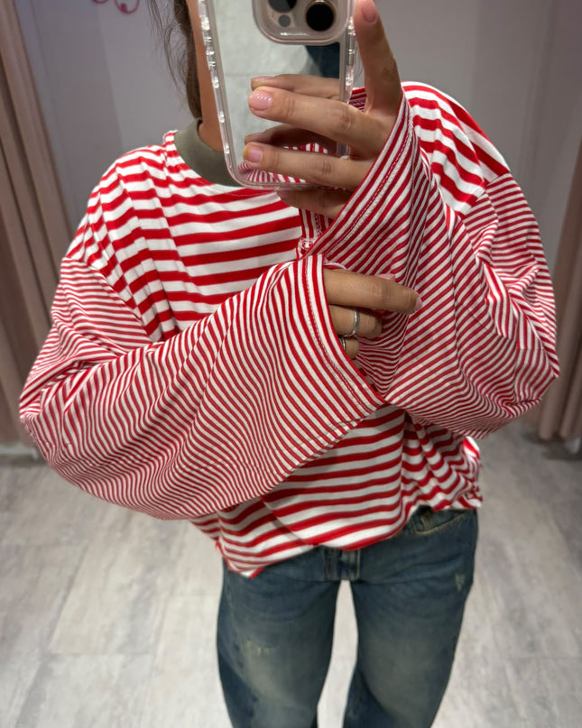 T-shirt over righe - Haveone