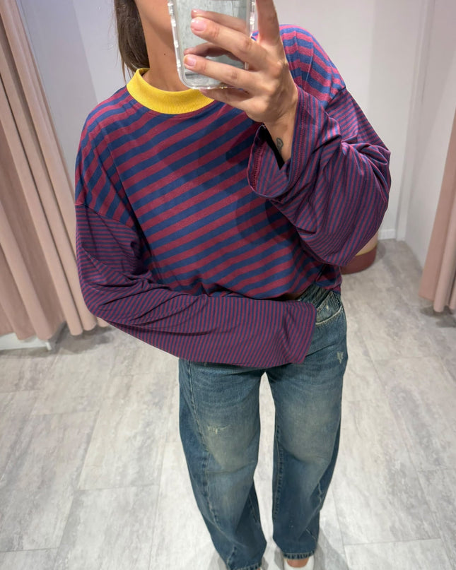T-shirt over righe - Haveone