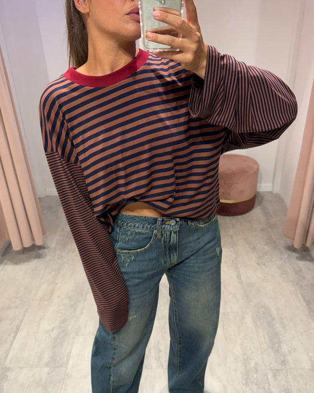 T-shirt over righe - Haveone