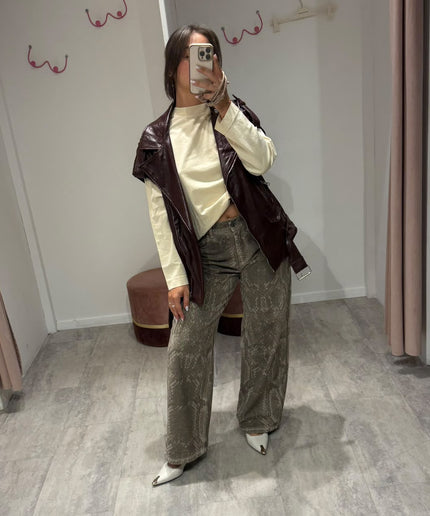 Denim BELLA pyton salvia - Haveone