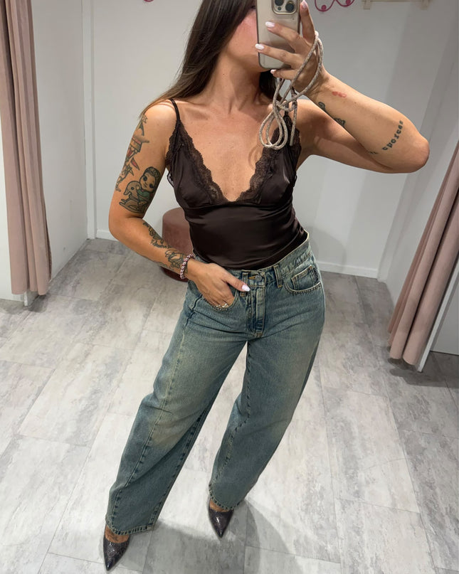 Body con pizzo - Haveone