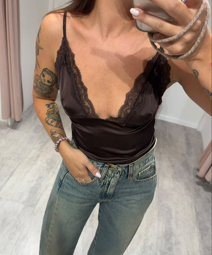 Body con pizzo - Haveone