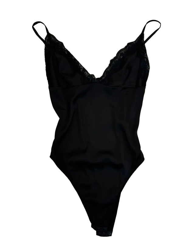 Body con pizzo nero - Haveone
