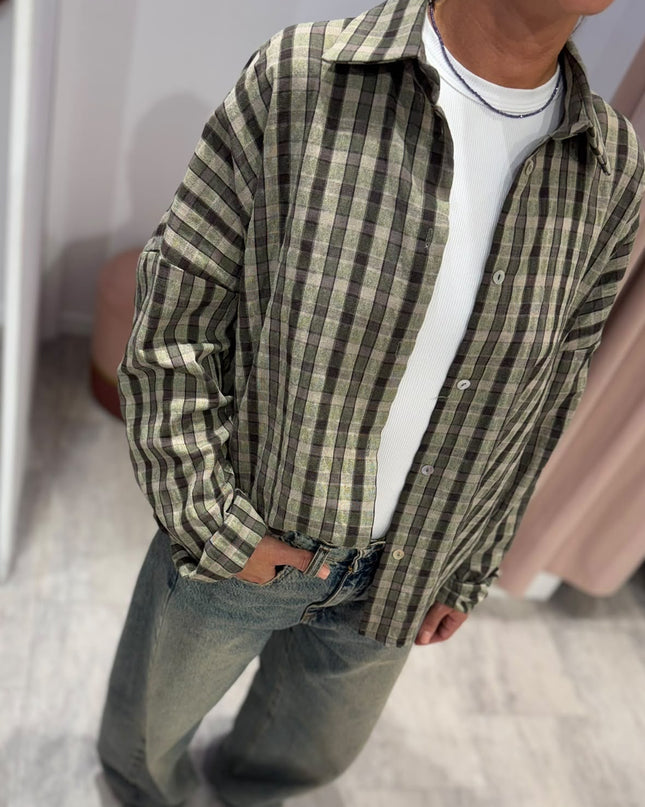 Camicia quadri verde - Haveone