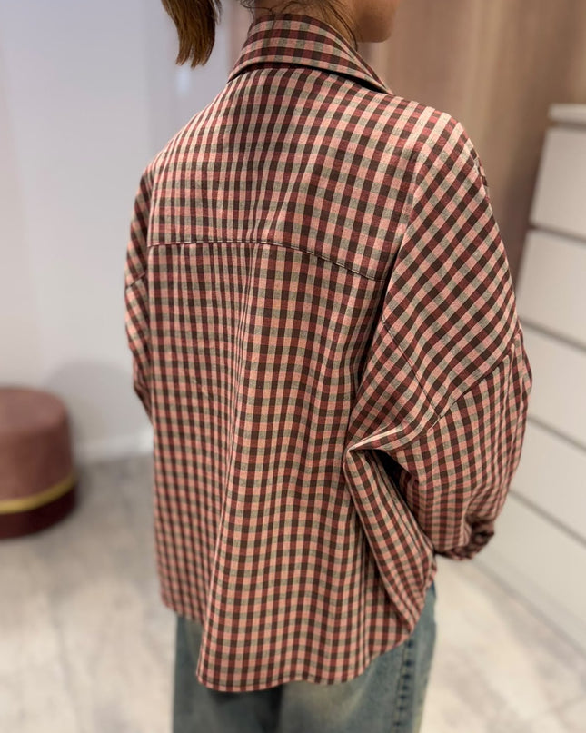 Camicia quadri rosa - Haveone