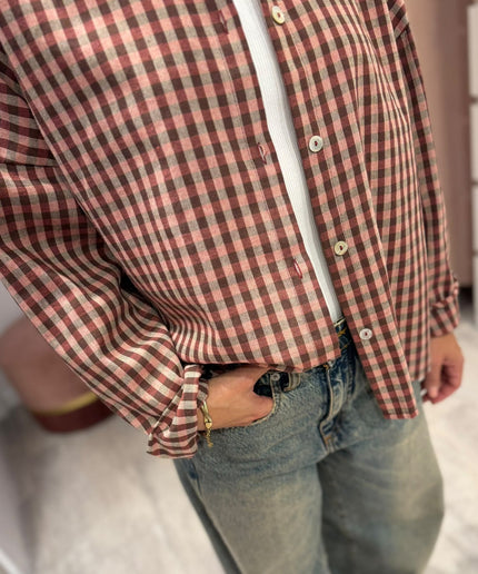 Camicia quadri rosa - Haveone