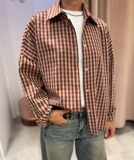 Camicia quadri rosa - Haveone