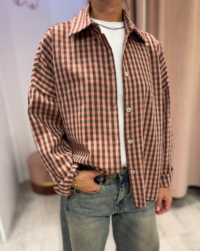 Camicia quadri rosa - Haveone
