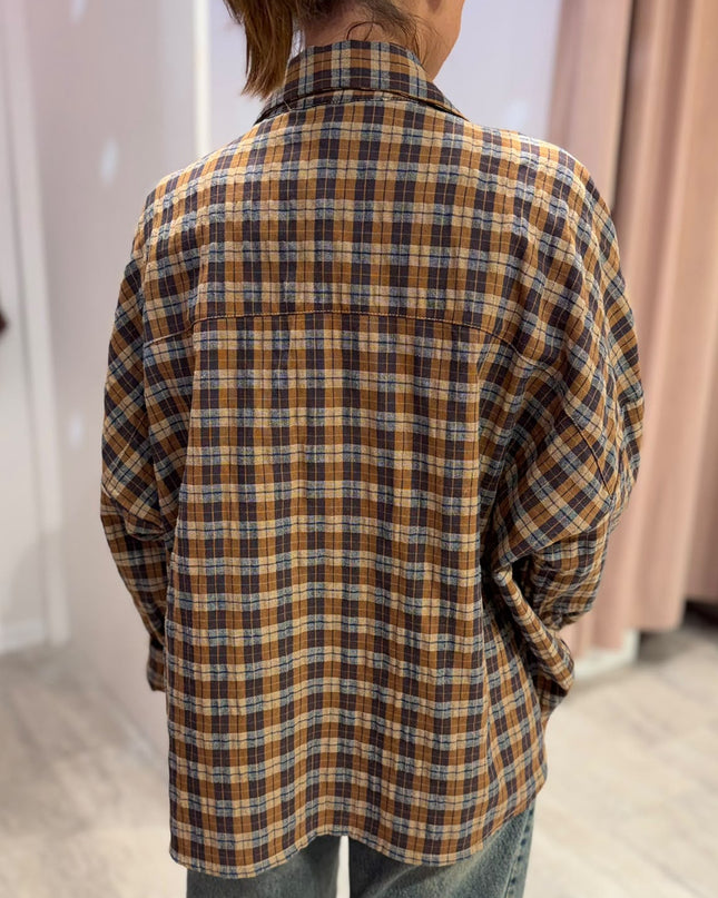 Camicia quadri cuoio - Haveone