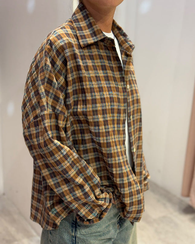 Camicia quadri cuoio - Haveone