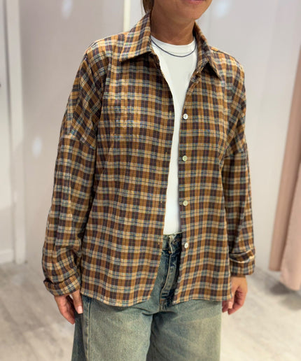 Camicia quadri cuoio - Haveone
