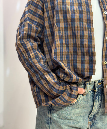 Camicia quadri blu - Haveone