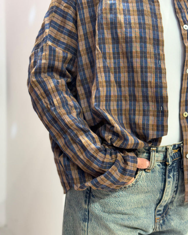 Camicia quadri blu - Haveone