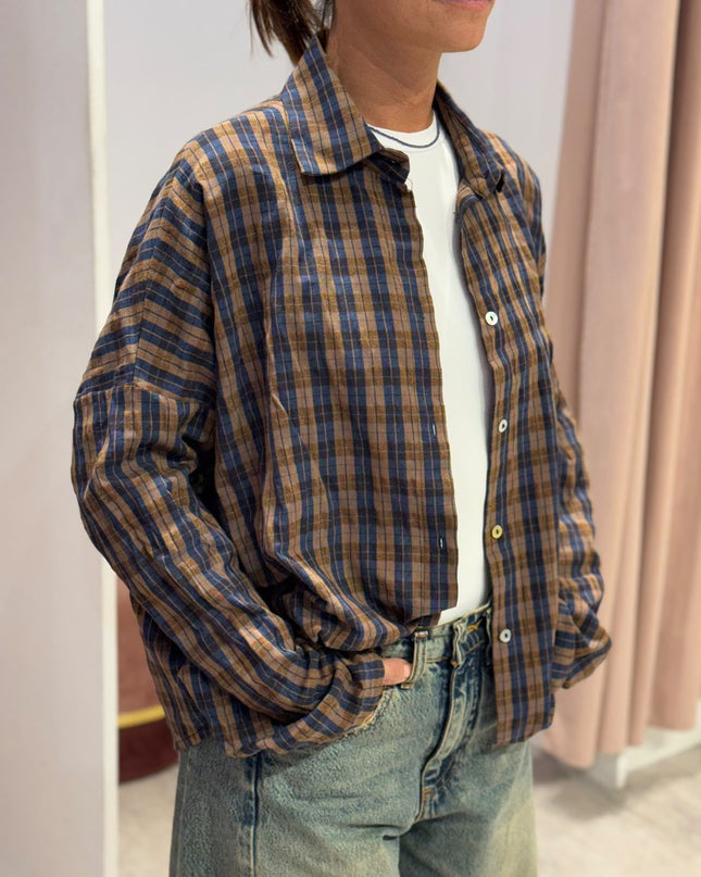 Camicia quadri blu - Haveone