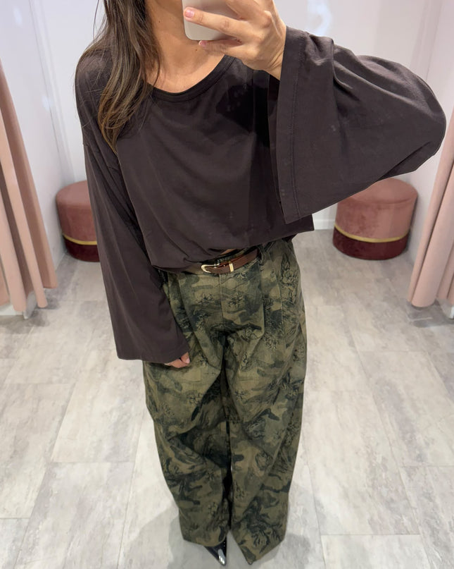 Maglia manica calla moro - Haveone