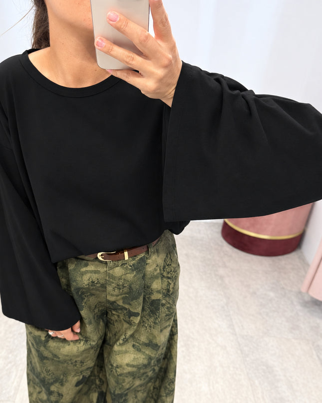 Maglia manica calla nera - Haveone