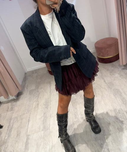 Mini gonna nuvola bordeaux PATTY - Aniye By