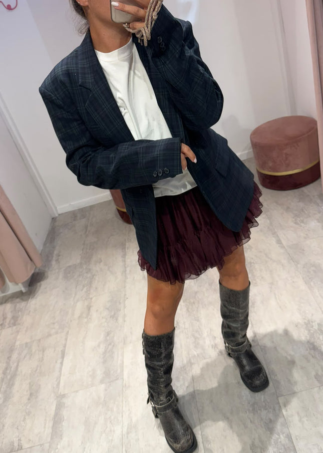 Mini gonna nuvola bordeaux PATTY - Aniye By