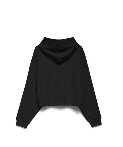 Felpa con cappuccio nera - Aniye By