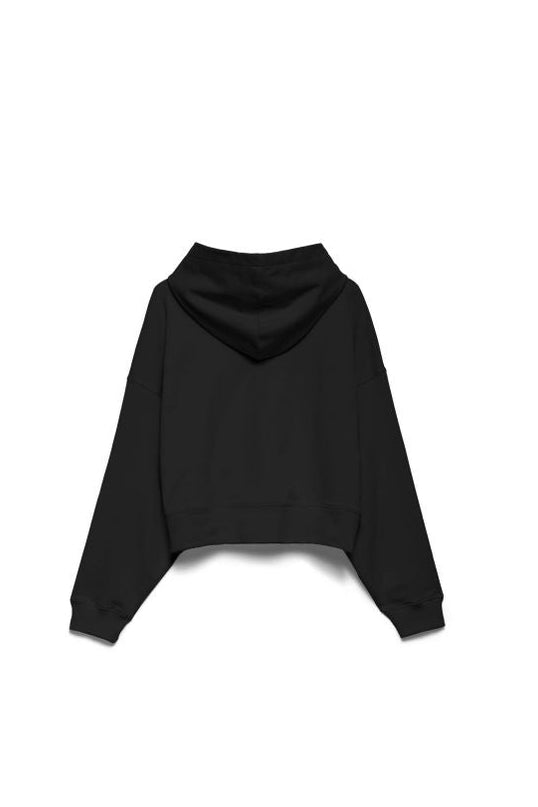 Felpa con cappuccio nera - Aniye By