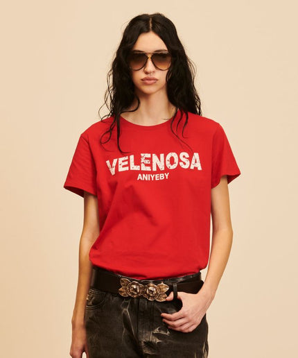 T-shirt rossa VELENOSA - Aniye By
