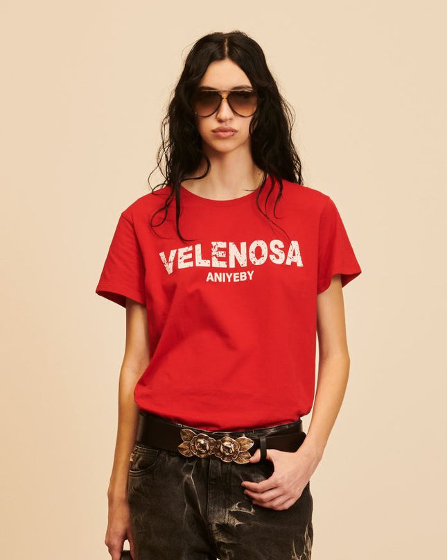 T-shirt rossa VELENOSA - Aniye By
