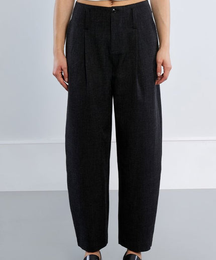 Pantalone barrel nero - Lili Sidonio