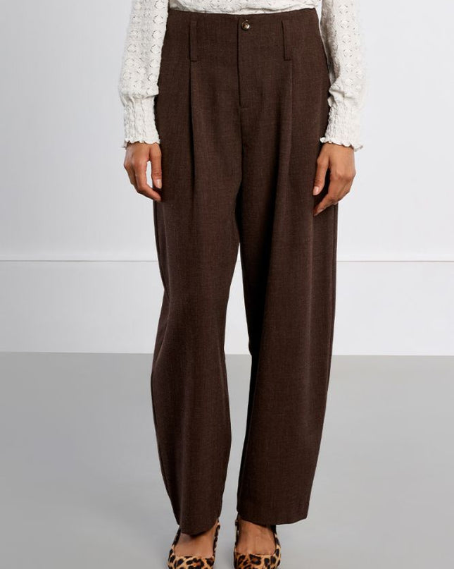 Pantalone barrel marrone - Lili Sidonio