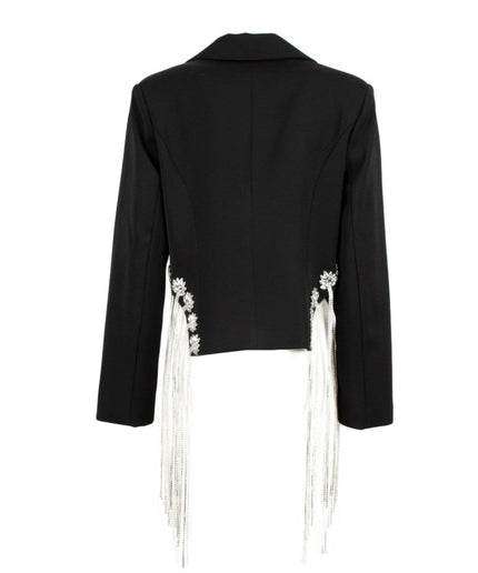 blazer con strass e catene - Odi Odi