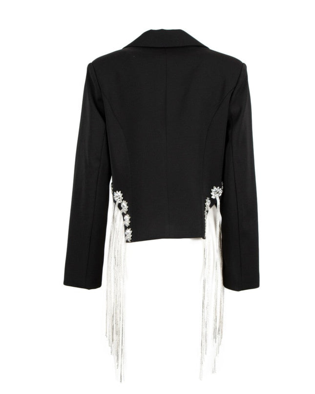 blazer con strass e catene - Odi Odi