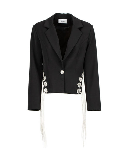 blazer con strass e catene - Odi Odi