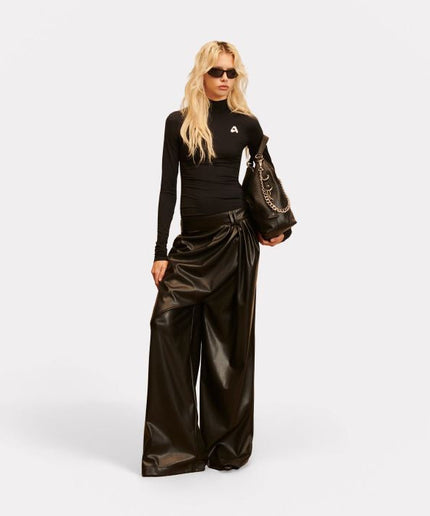 Maglia nera collo alto - Aniye By