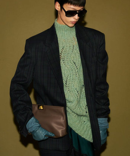 Blazer over seraphine blu check - Aniye by