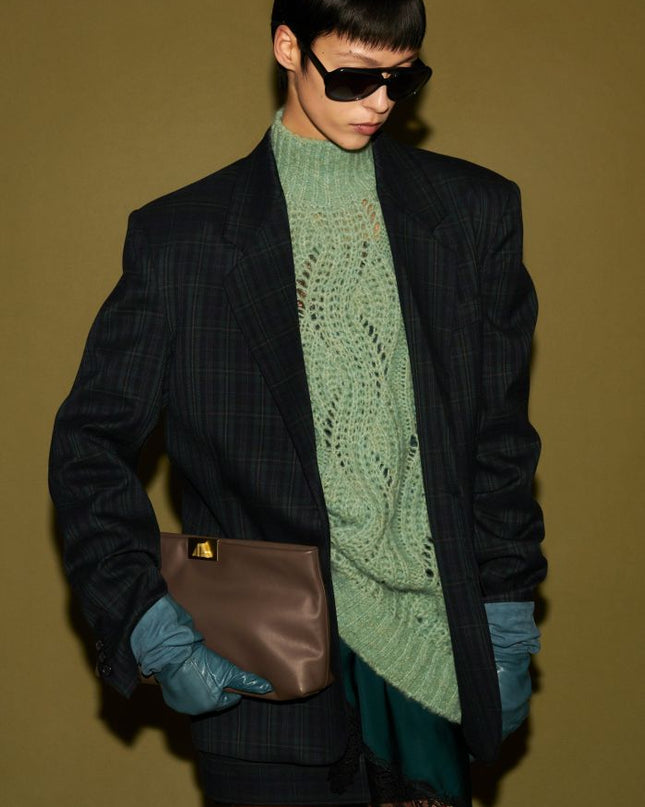 Blazer over seraphine blu check - Aniye by