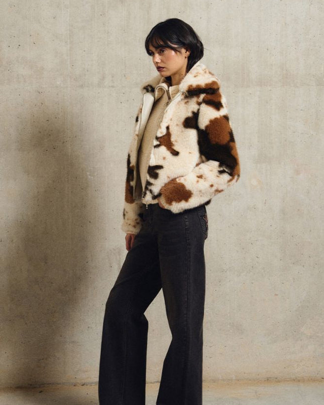 Ecopelliccia panna cow - Lili Sidonio
