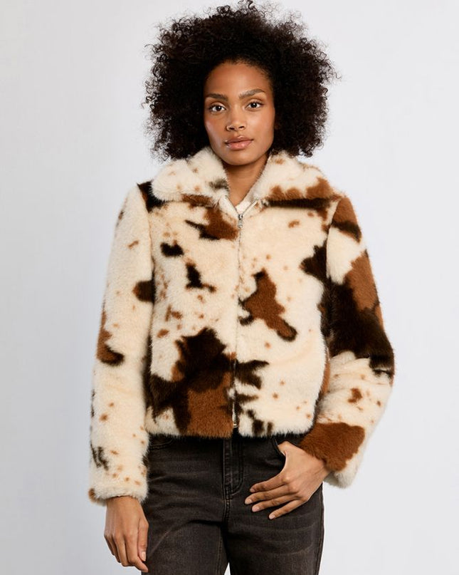 Ecopelliccia panna cow - Lili Sidonio